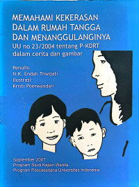 Image of Memahami Kekerasan Dalam Rumah Tangga Dan Menanggulanginya